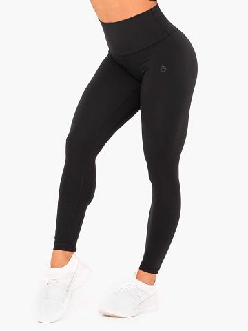 Ryderwear Women Leggings NKD High Waisted Women's Leggings Black | CA2390FM