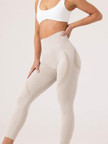 Ryderwear Women Leggings Sculpt Seamless Women's Leggings Stone Marl | CA2321TV