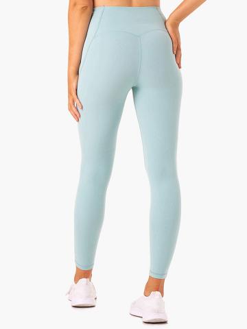 Ryderwear Women Leggings Sola High Waisted Women's Leggings Seafoam Blue | CA2280XF