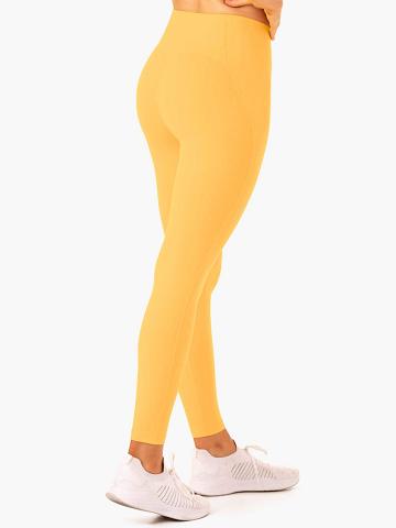 Ryderwear Women Leggings Sola High Waisted Women's Leggings Mango | CA2413JJ