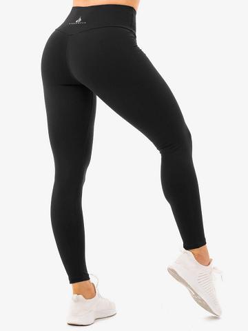 Ryderwear Women Leggings Staples High Waisted Women's Leggings Black | CA2393AP