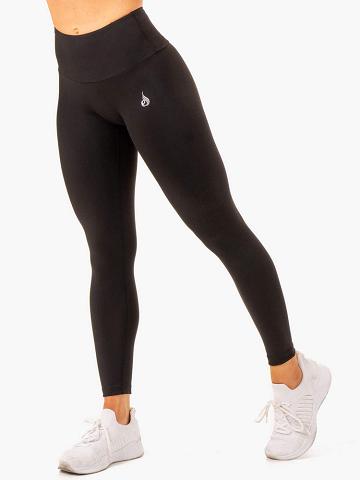 Ryderwear Women Leggings Vital High Waisted Scrunch Women's Leggings Black | CA2244AP