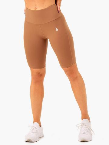 Ryderwear Women Shorts Action Bike Women's Shorts Mocha | CA2073CE