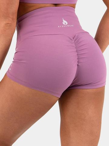 Ryderwear Women Shorts Animal Scrunch Bum Women's Shorts Purple | CA2115SO