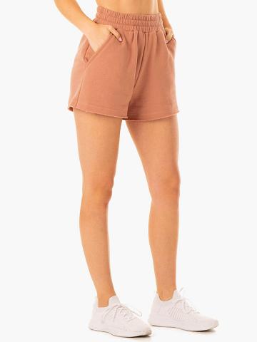 Ryderwear Women Shorts Elevate Track Women's Shorts Rosewood Pink | CA2032UT