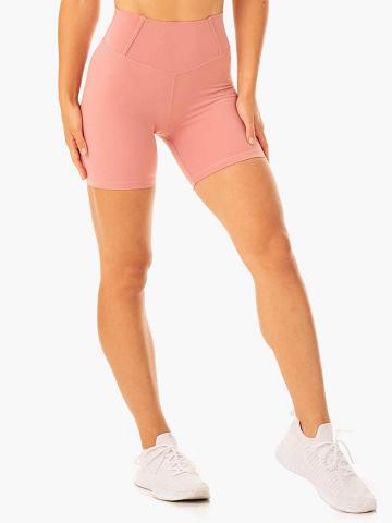 Ryderwear Women Shorts Form Scrunch Bum Women's Shorts Dusty Pink | CA2048VD