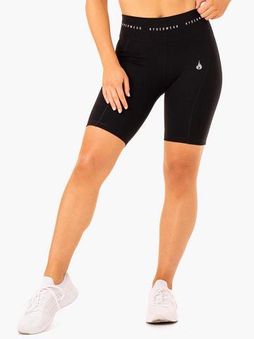 Ryderwear Women Shorts Reflex High Waisted Bike Women's Shorts Black | CA1996VD