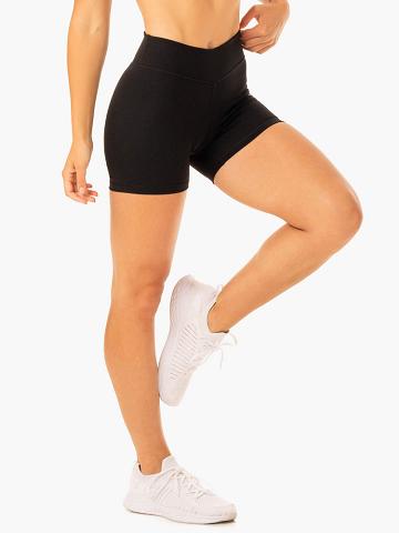 Ryderwear Women Shorts Revival Scrunch Bum Women's Shorts Black | CA1997BC