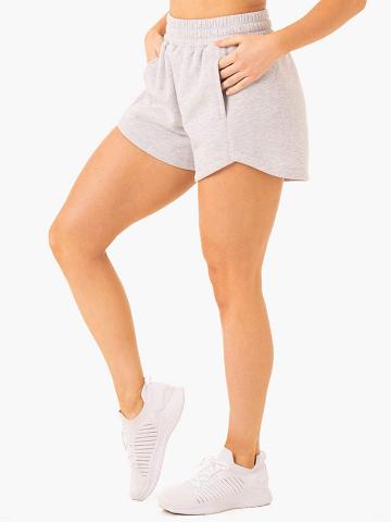 Ryderwear Women Shorts Sideline Track Women's Shorts Grey Marl | CA2038DN