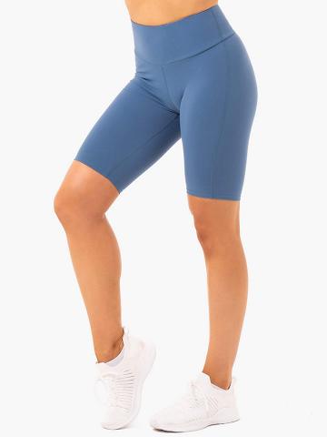 Ryderwear Women Shorts Staples Bike Women's Shorts Steel Blue | CA2019ZG