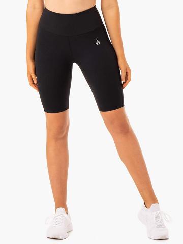 Ryderwear Women Shorts Staples Scrunch Bum Bike Women's Shorts Black | CA1959SO