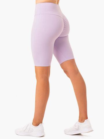 Ryderwear Women Shorts Staples Scrunch Bum Bike Women's Shorts Lilac | CA2023BC