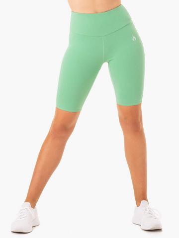 Ryderwear Women Shorts Staples Scrunch Bum Bike Women's Shorts Neomint | CA2036AP