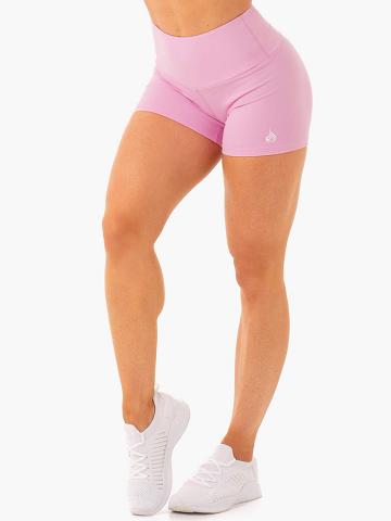 Ryderwear Women Shorts Staples Scrunch Bum Booty Women's Shorts Pink | CA2153BC