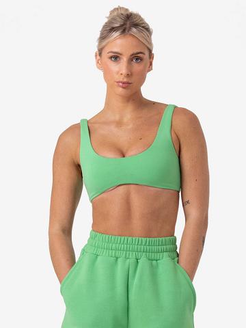 Ryderwear Women Sports Bra Elevate Lounge Women's Sports Bra Green | CA1892VD