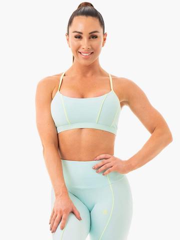 Ryderwear Women Sports Bra Glow Women's Sports Bra Aquamint | CA1773IS