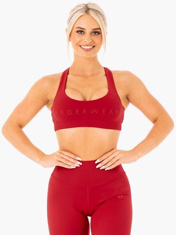 Ryderwear Women Sports Bra Motion Women's Sports Bra Red | CA1684VD