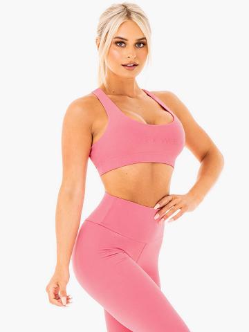 Ryderwear Women Sports Bra Motion Women's Sports Bra Pink Lemonade | CA1723PQ