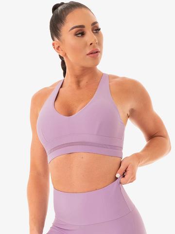 Ryderwear Women Sports Bra NEM X RW Women's Sports Bra Purple | CA1690EX