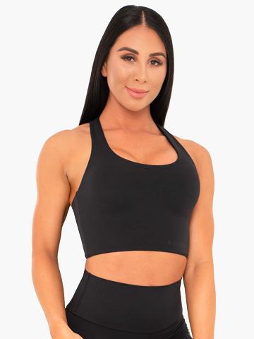 Ryderwear Women Sports Bra NKD Women's Sports Bra Black | CA1584QZ