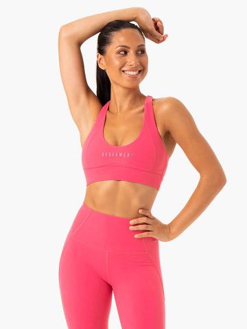 Ryderwear Women Sports Bra Sola Women's Sports Bra Pink | CA1682XF