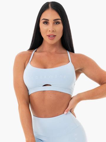 Ryderwear Women Sports Bra Staples Women's Sports Bra Sky Blue | CA1602LH