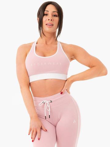 Ryderwear Women Sports Bra Track Women's Sports Bra Pink | CA1674DN