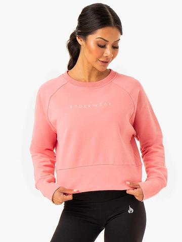 Ryderwear Women Sweaters Motion Women's Sweaters Rose Pink | CA1518DN