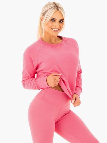 Ryderwear Women Sweaters Motion Women's Sweaters Pink Lemonade | CA1534EX