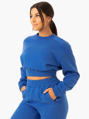 Ryderwear Women Sweaters Sideline Women's Sweaters Cobalt Blue | CA1510TV