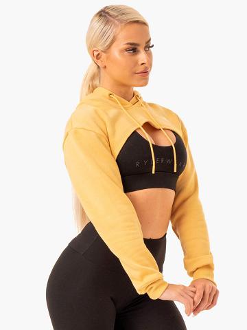 Ryderwear Women Sweaters Staples Super Crop Women's Sweaters Mango | CA1565IS