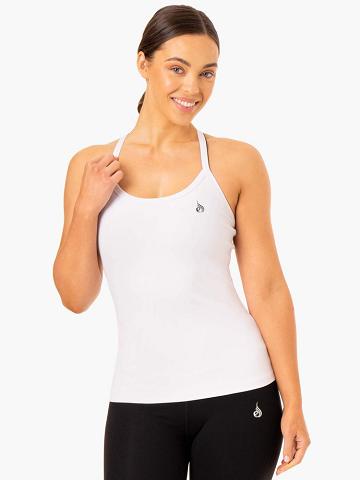 Ryderwear Women Tanks Foundation Training Women's Tanks White | CA1213ZG