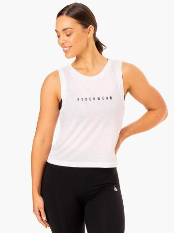 Ryderwear Women Tanks Replay Women's Tanks White | CA1229PQ