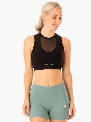 Ryderwear Women Tanks Revival Mesh Women's Tanks Black | CA1185KI