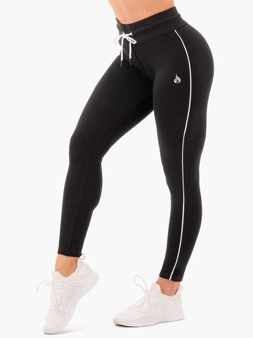 Ryderwear Women Track Pants High Waisted Leggings Women's Track Pants Black | CA1123IS