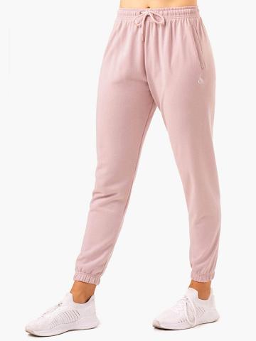 Ryderwear Women Track Pants Off-Duty Fleece Women's Track Pants Rose Marl | CA1104GL