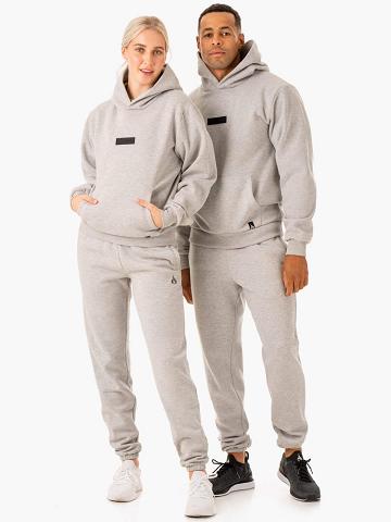 Ryderwear Women Track Pants Unisex Women's Track Pants Grey Marl | CA1086VD